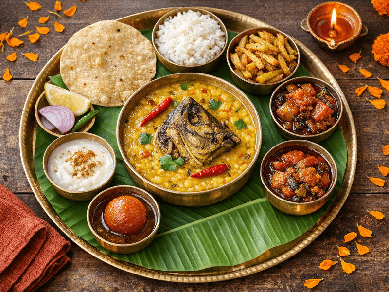 Machher Matha diye Moong Dal