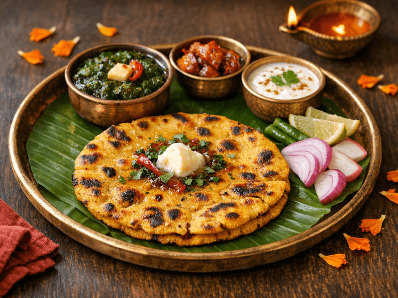Makki ki Roti (Rajasthani)