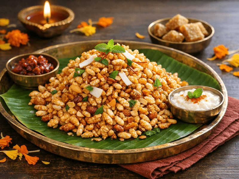 Mamra with Jaggery