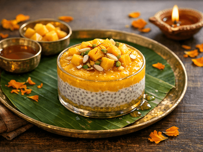 Mango Chia Pudding with Honey