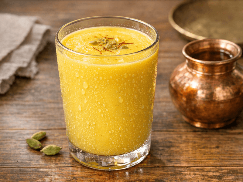 Mango Lassi Without Sugar