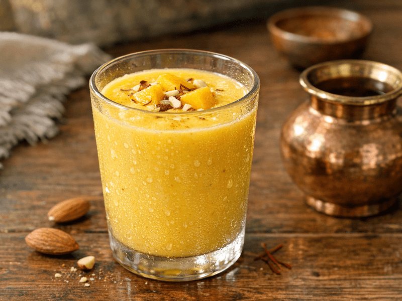 Mango Shake with Almond Milk
