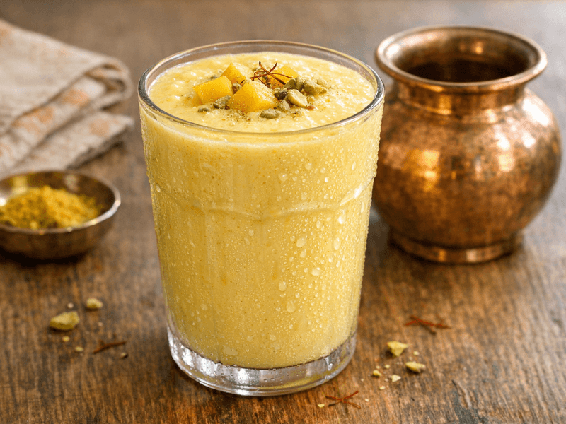 Mango Shake with Greek Yogurt