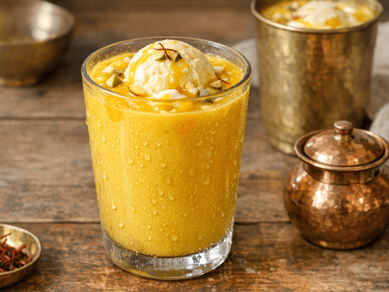 Mango Shake with Ice Cream