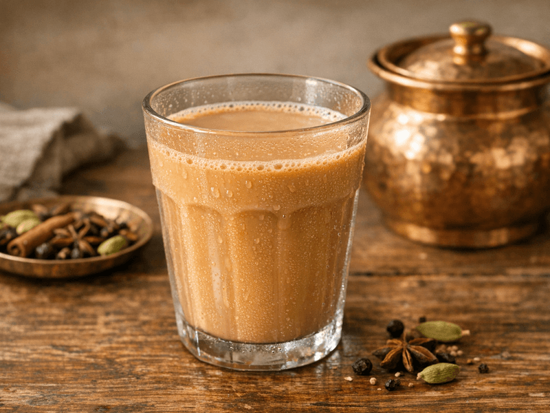 Masala Chai with Milk