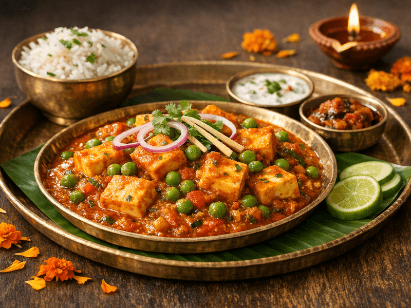 Matar Paneer