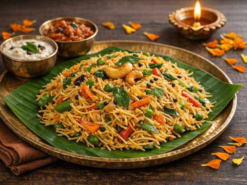 Millet Sevai with Vegetables