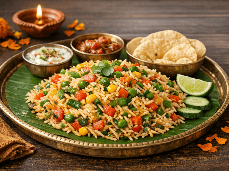 Mixed Vegetable Fried Rice