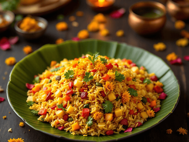 Mixed Vegetable Upma