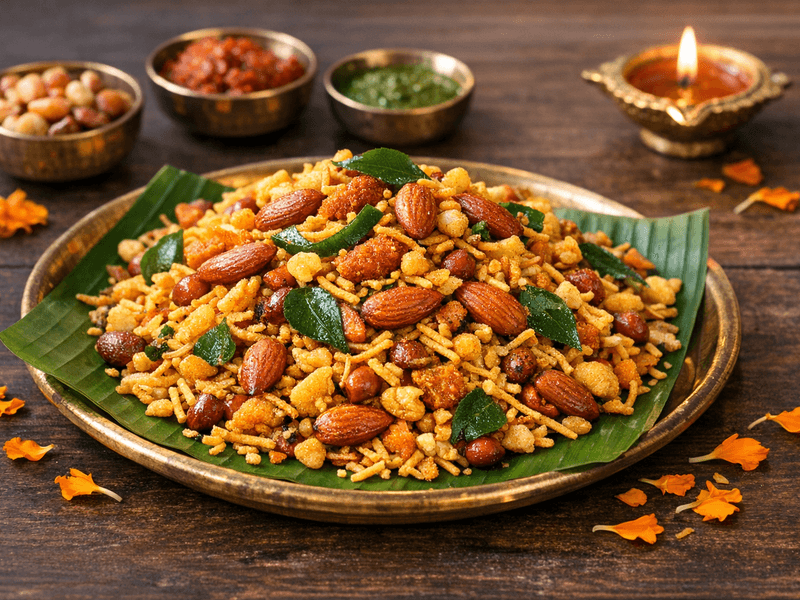 Mixture with Almonds