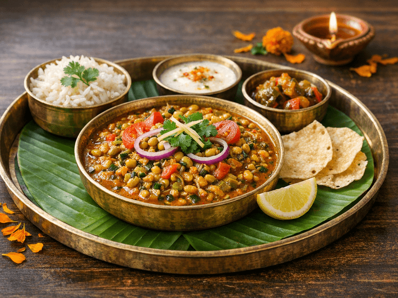 Moong Dal Sprout Curry