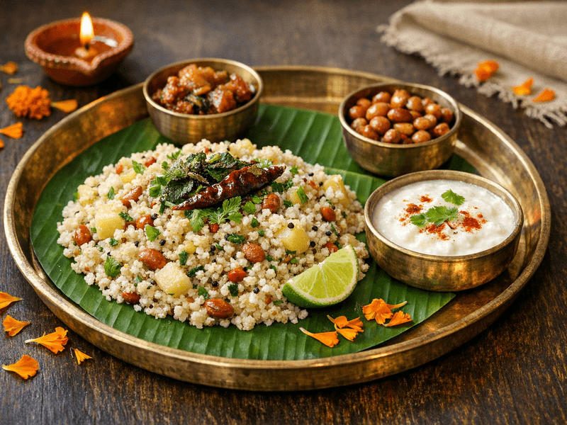 Moraiyo Khichdi with Curd