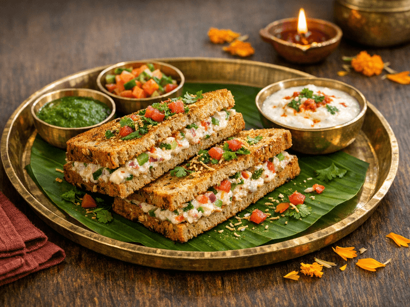 Multigrain Dahi Sandwich