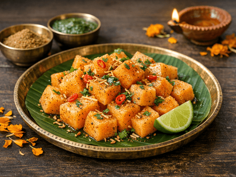 Muskmelon with Chaat Masala