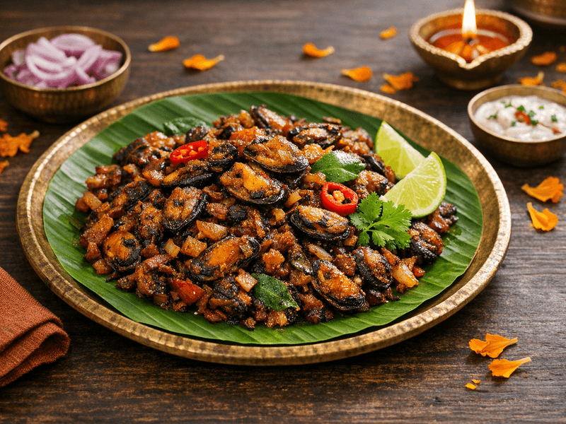 Mussel Fry (Kallummakkaya Ularthiyathu)
