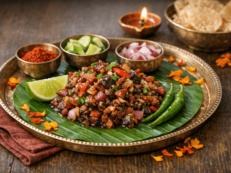 Naga Akhuni Chutney