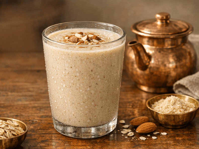 Oats Almond Protein Smoothie