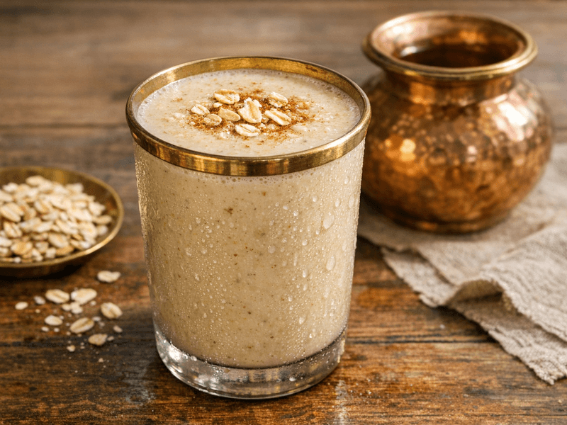 Oats Banana Protein Smoothie