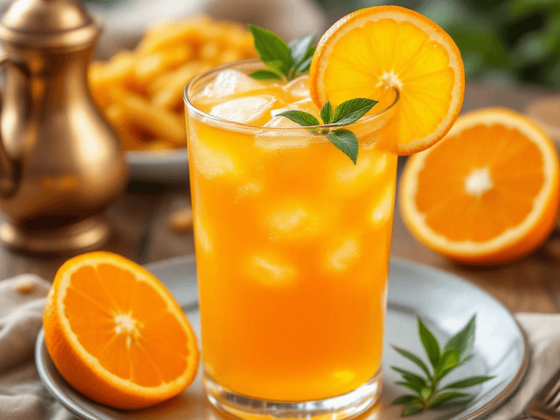 Orange Flavored Soda