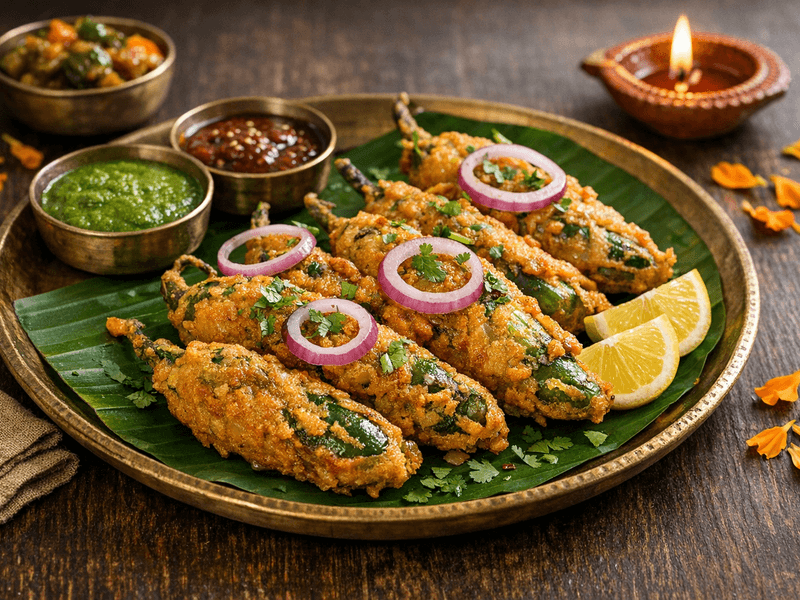 Pahari Mirchi Pakora