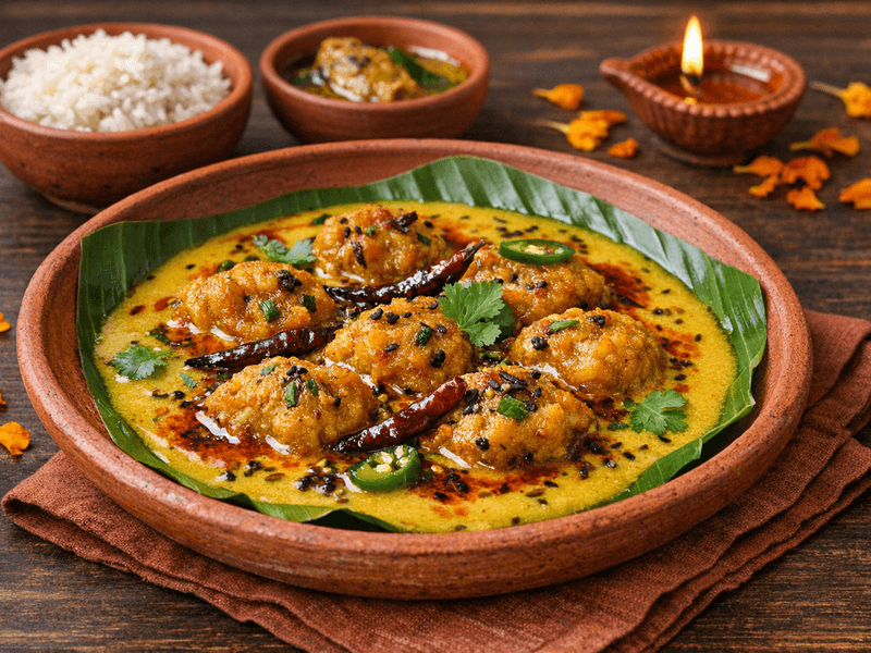 Pakora Kadhi (Bihari)