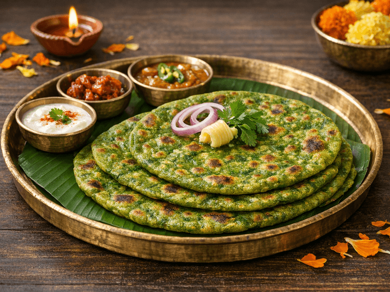 Palak Parotha