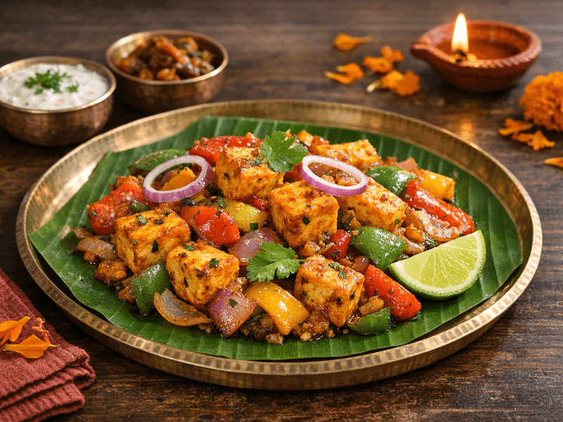 Paneer Bell Pepper Stir Fry