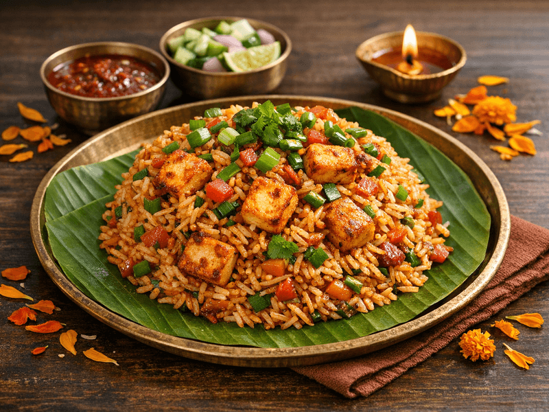 Paneer Schezwan Fried Rice