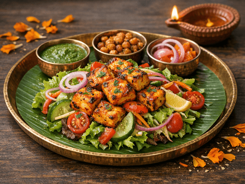 Paneer Tikka Salad