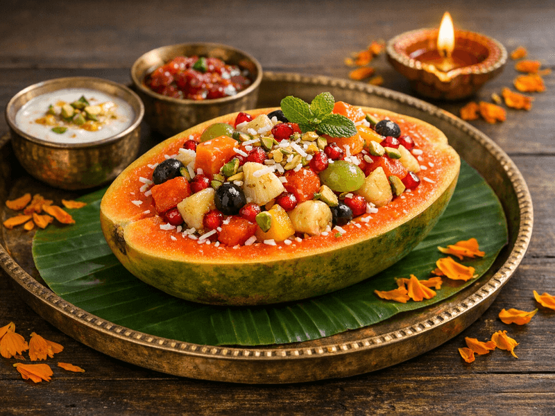 Papaya Mixed Fruit Bowl