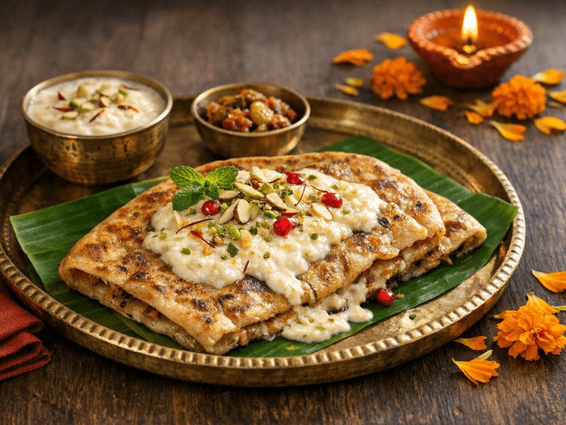 Paranthe Wali Gali Rabri Paratha
