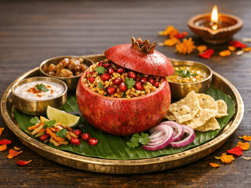 Pomegranate Whole with Peel