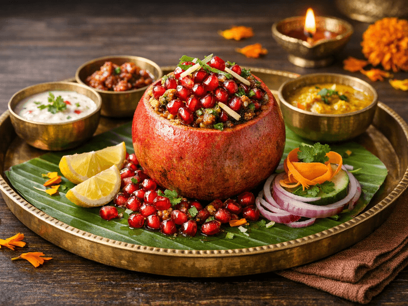 Pomegranate Whole with Seeds