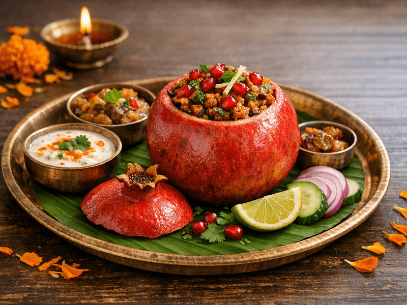 Pomegranate Whole with Skin
