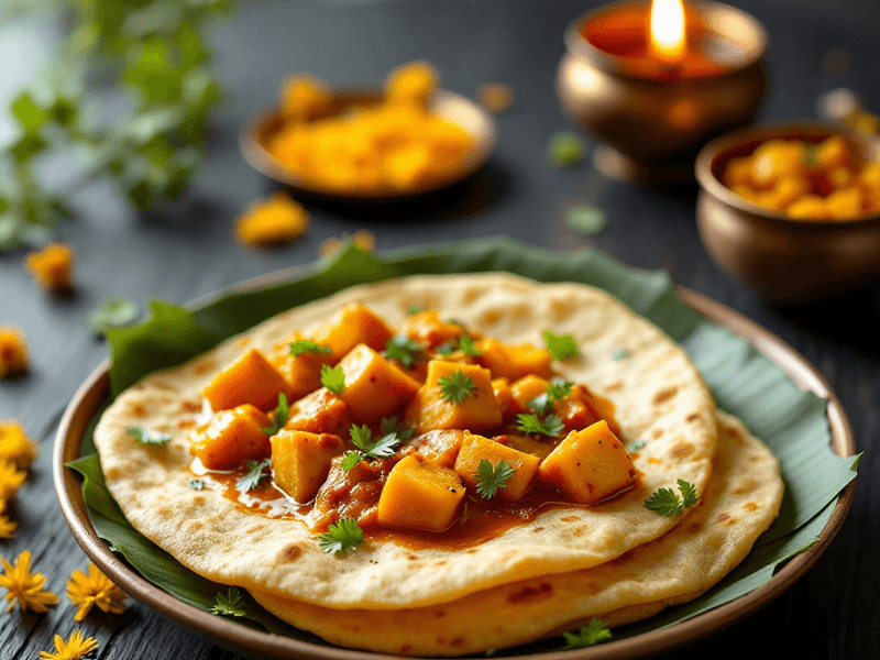 Poori with Potato Curry