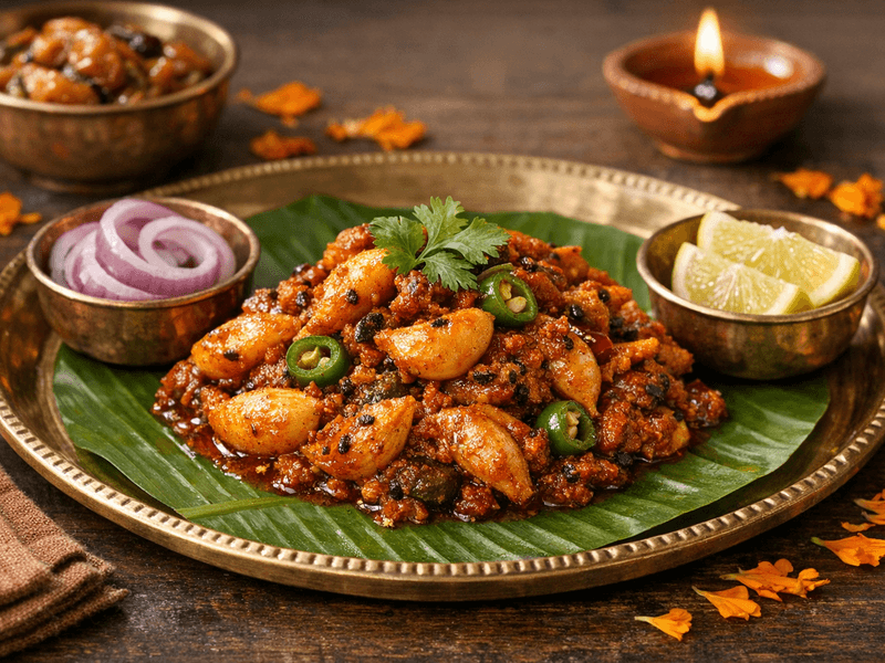 Punjabi Garlic Pickle