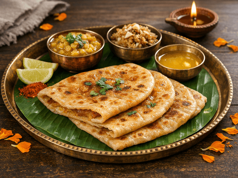 Puran Poli (vegan)