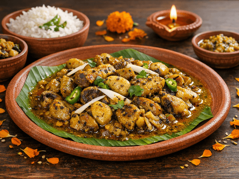 Putu Mushroom Curry