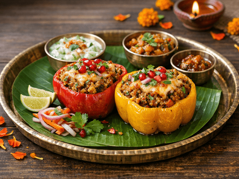 Quinoa Stuffed Bell Pepper
