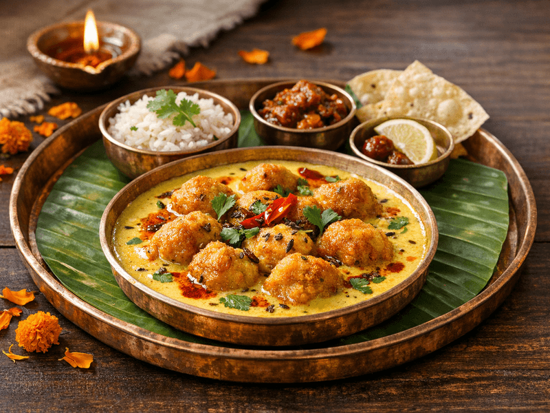 Rajasthani Kadhi Pakora