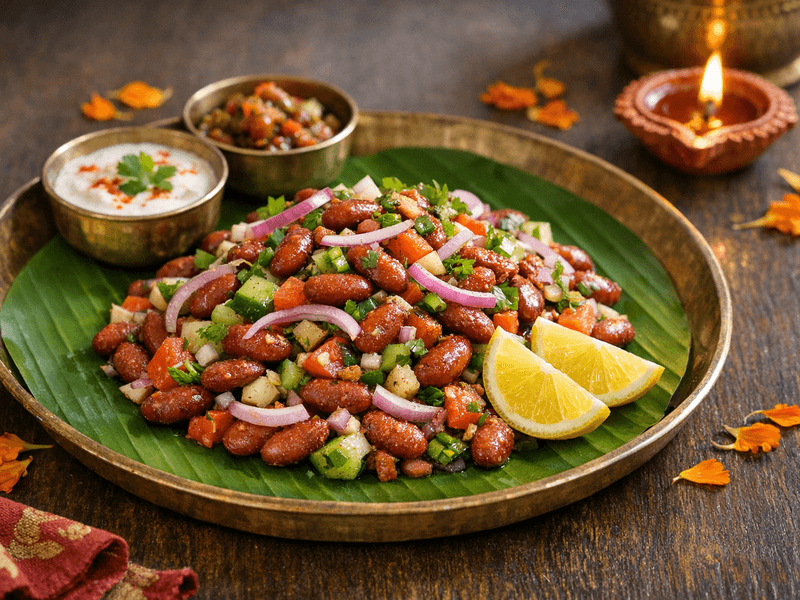 Rajma Salad with Lemon