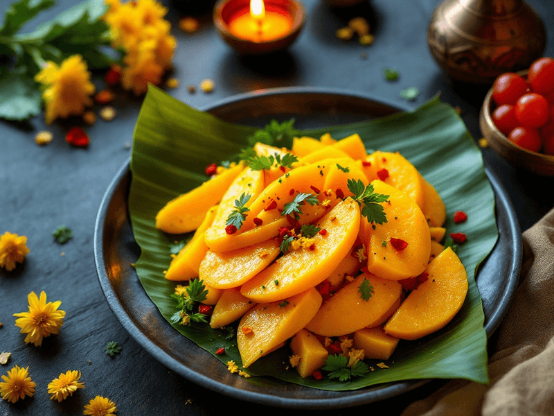 Raw Mango Slices