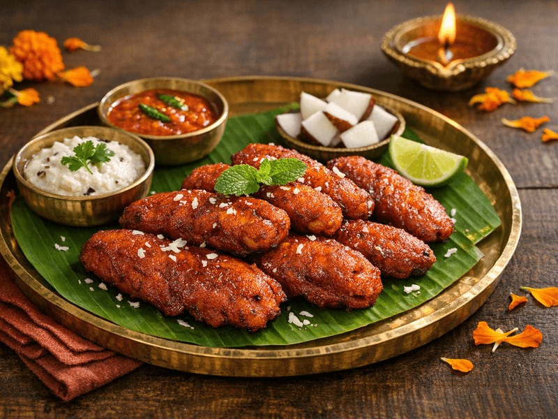 Red Banana Fritters
