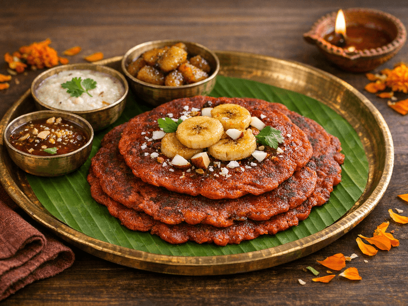 Red Banana Pancake