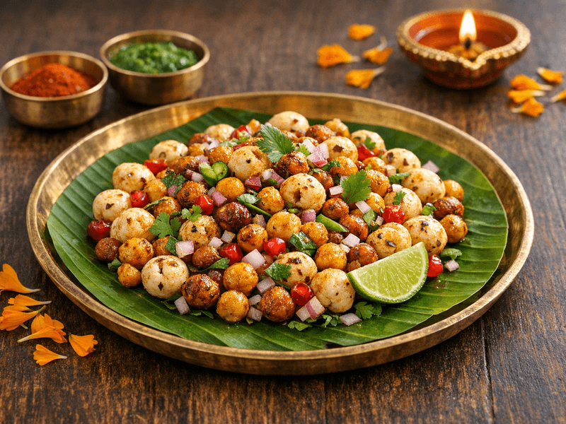 Roasted Chana and Makhana Mix Without Oil