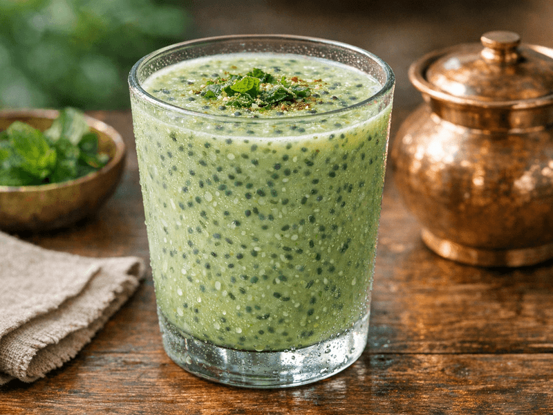 Sabja Seeds Smoothie
