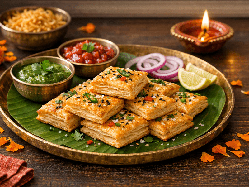 Salted Khari Biscuits