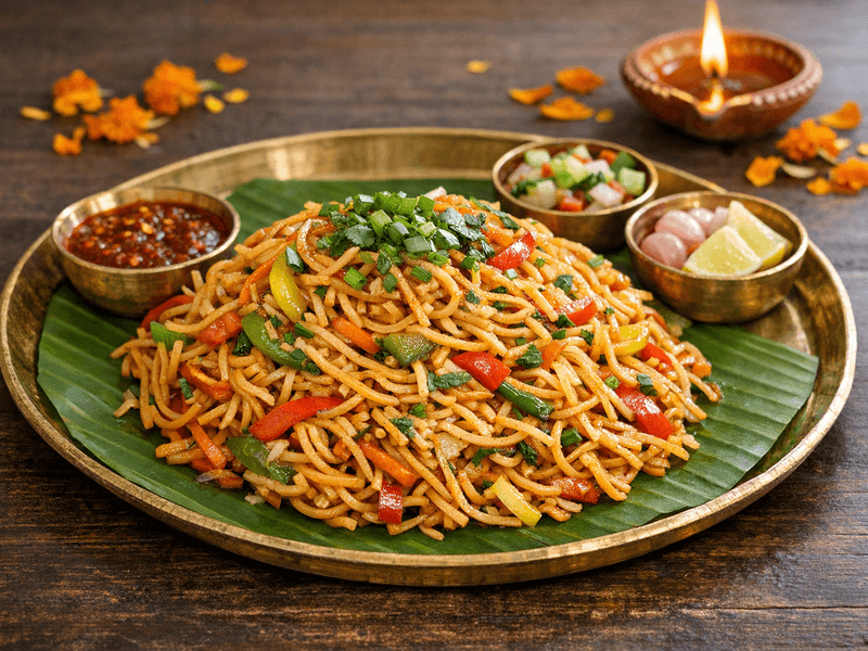 Schezwan Veg Noodles