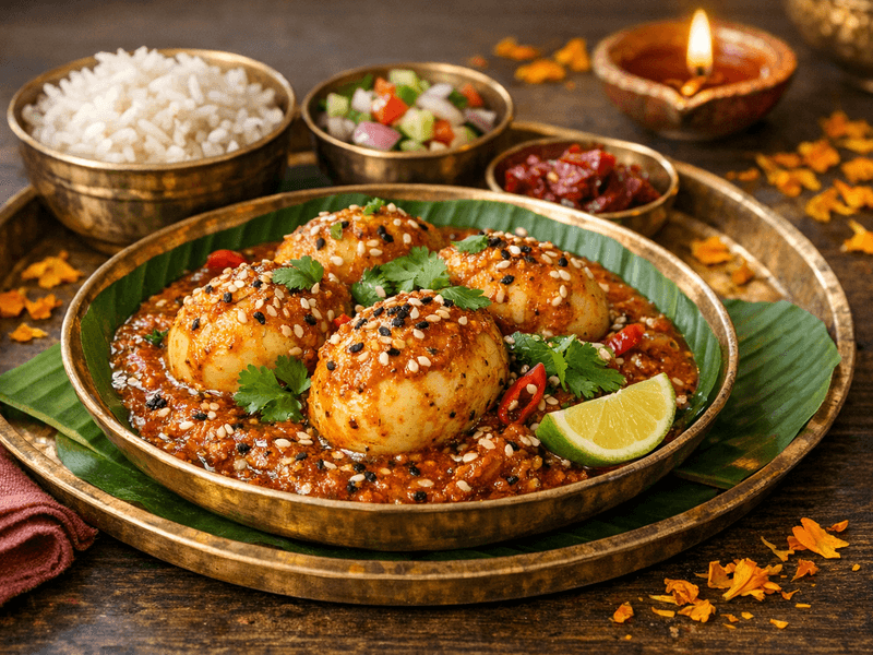 Sesame Egg Curry