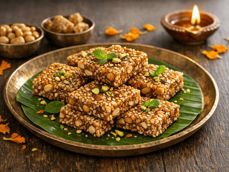 Sesame Peanut Chikki